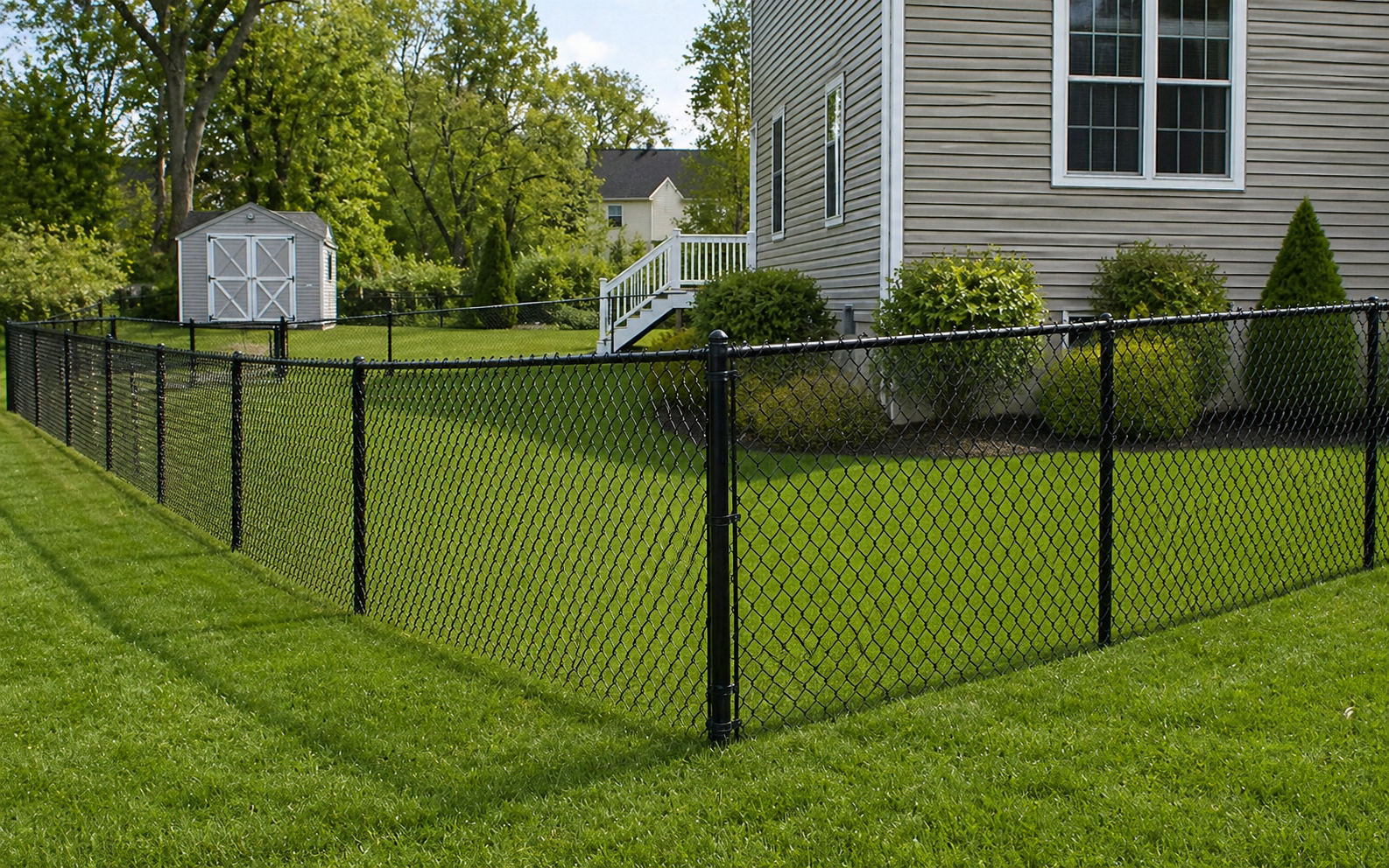 Chain-link fence installation project by Mar Contracting LLC