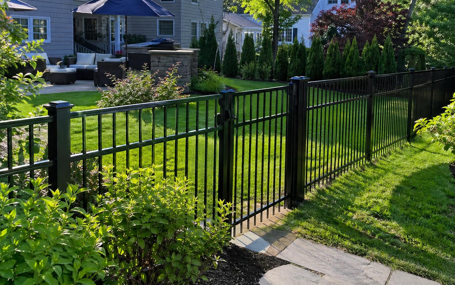 Chain-link fence and gate installation project by Mar Contracting LLC